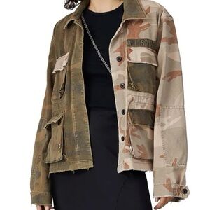 All Saints Women's Camouflage Jacket